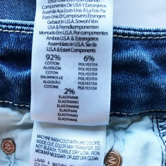 MOTHER High Waisted Looker Ankle Fray Not Rough Enough Skinny Jeans Womens 23 - Picture 8 of 13